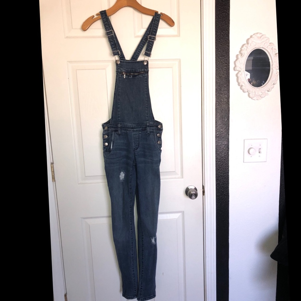 Denim overalls